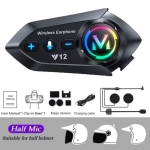 Y12 Bluetooth Ενδοεπικοινωνία Κράνους Μηχανής IPX6