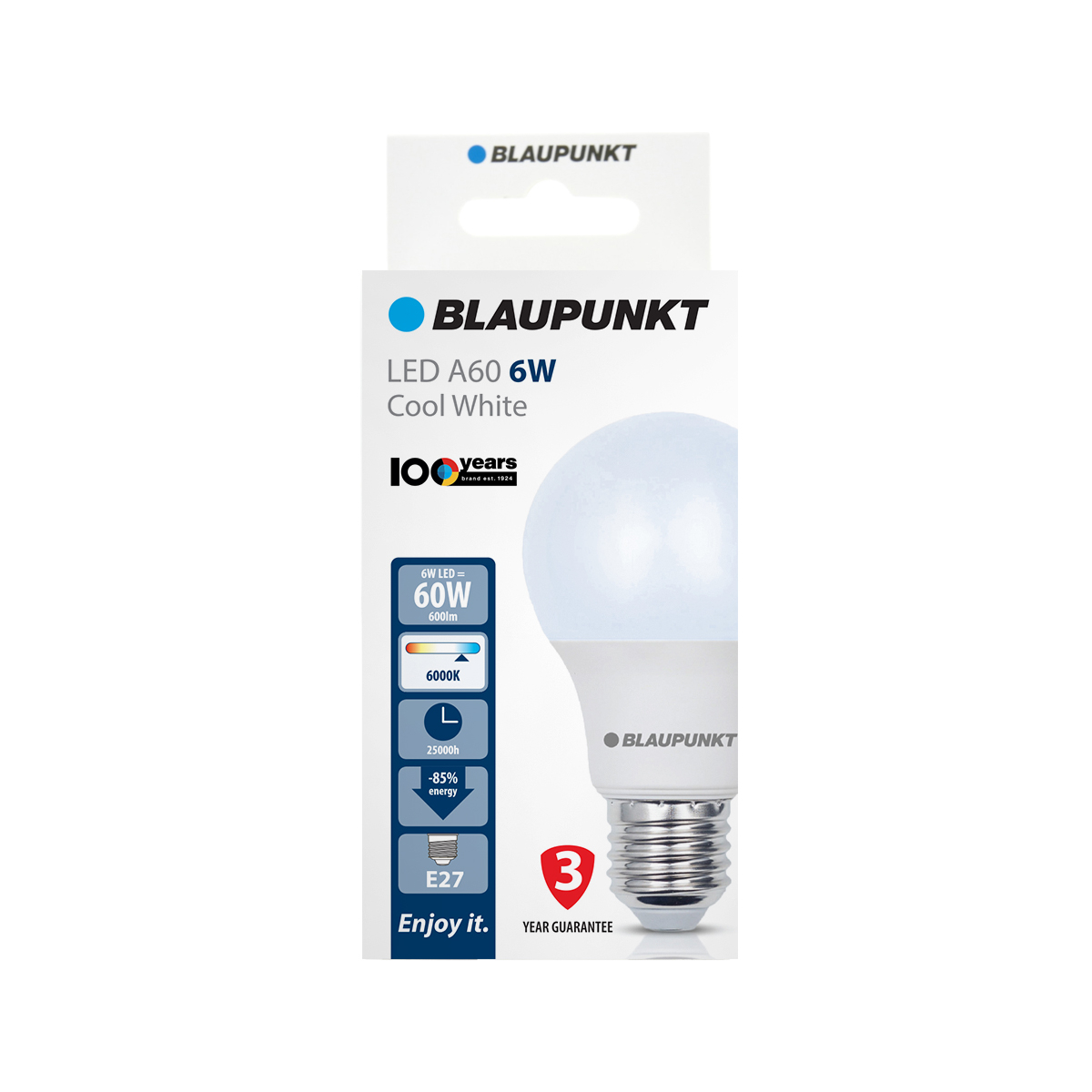 BLAUPUNKT - E27-6W-CW - Λευκό - Image 2