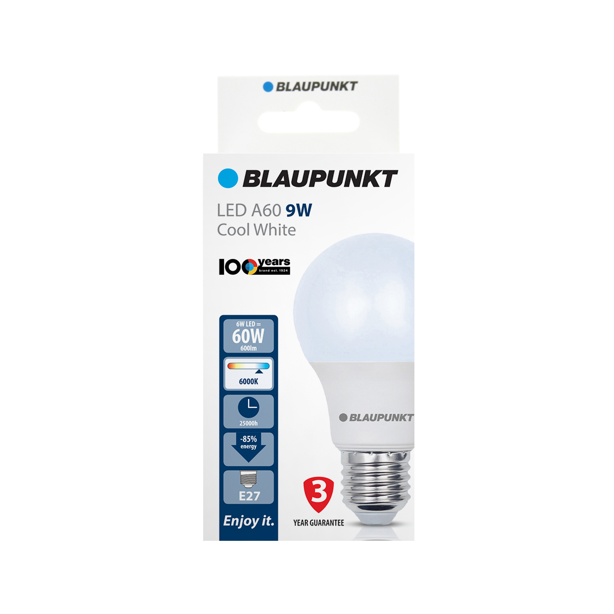 BLAUPUNKT - E27-9W-CW - Λευκό - Image 2