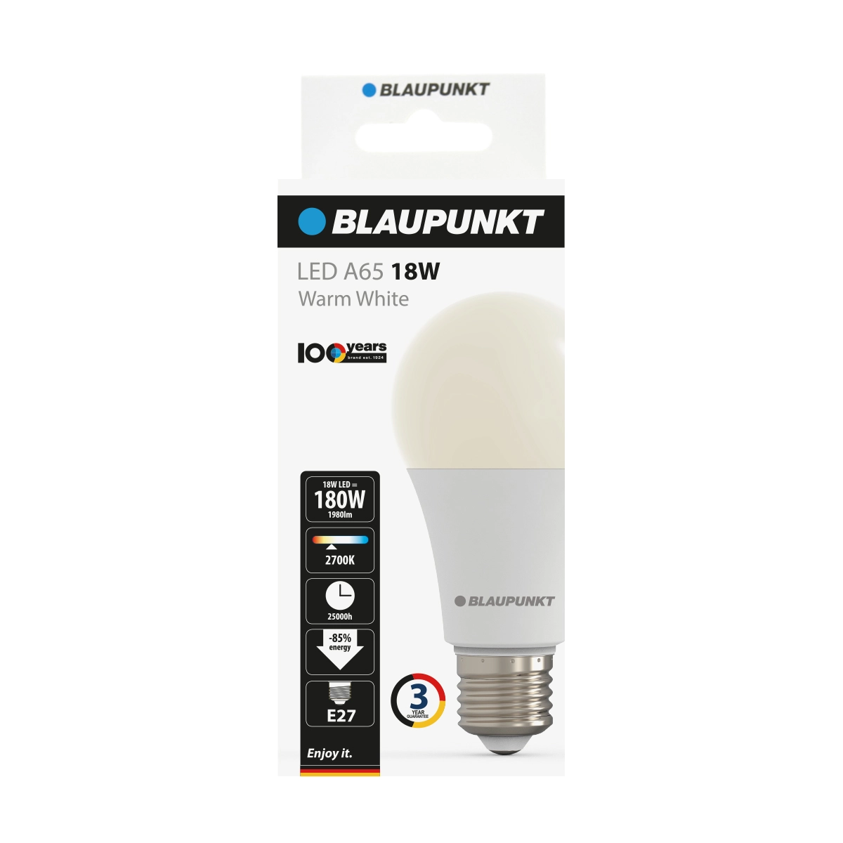 BLAUPUNKT - E27-18W-WW - Λευκό - Image 2