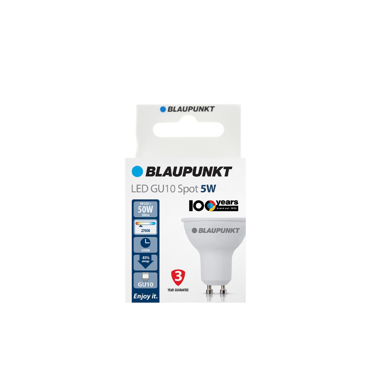 BLAUPUNKT - GU10-5W-WW - Λευκό - Image 2