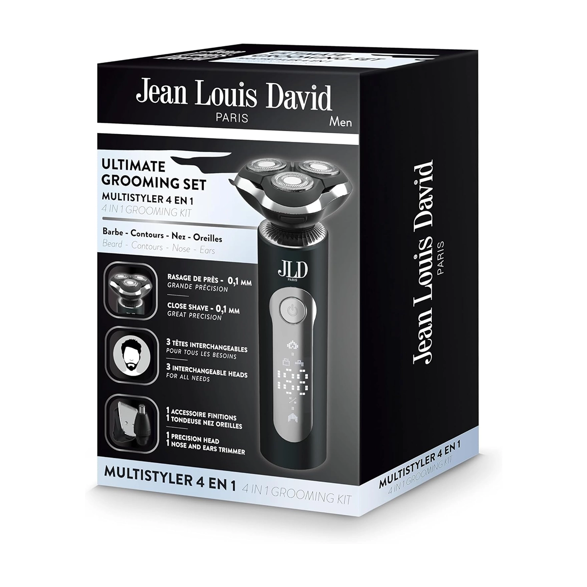 J.L.DAVID - Ultimate Grooming Set 4in1 - Μαύρο - Image 2