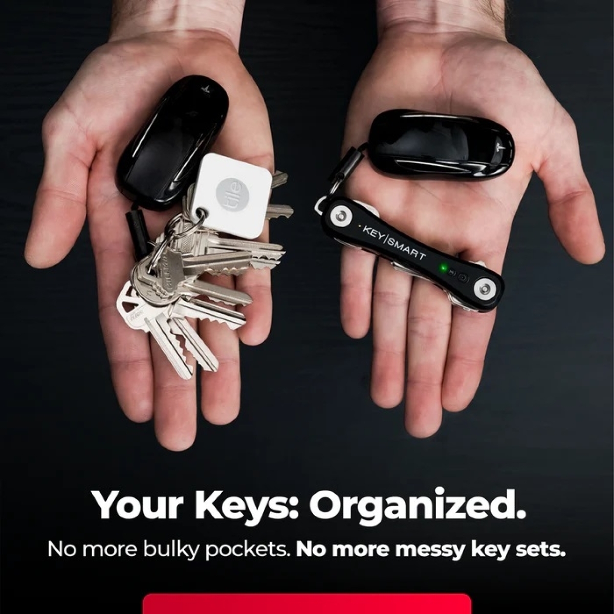 KeySmart iPro Key Finder Locator KS431-BLK2 - Image 2