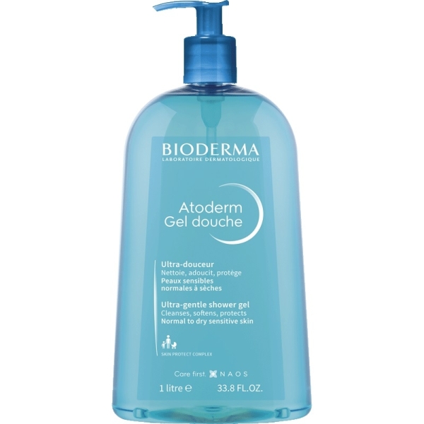 Bioderma Atoderm Gentle Dry Sensitive Skin Gel για το Σώμα (Gel Douche) 1000ml