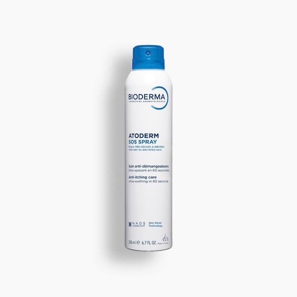 Bioderma Atoderm SOS Spray για Ατοπική Δερματίτιδα - Ξηρό προς πολύ ξηρό δέρμα 200ml
