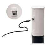 OUTIN NANO Επαναφορτιζόμενη Φορητή Μηχανή Espresso 20bar 12V/24V 80ml Pearl White OTEM-01-PW - Image 3