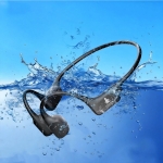 FITPADDY Ακουστικά FITBONE PRO BONE CONDUCTION ΒΤ 6.0, Μνήμη 32MB και Αντοχή IP68 Μαύρα FITBONEPRO - Image 3