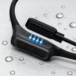 FITPADDY Ακουστικά FITBONE PRO BONE CONDUCTION ΒΤ 6.0, Μνήμη 32MB και Αντοχή IP68 Μαύρα FITBONEPRO - Image 4