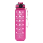 FITPADDY Αθλητικό Παγούρι Πλαστικό FUCHSIA MOTIVATIONAL WATER BOTTLE 1L NQ9687