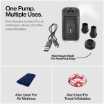 STATIK NANOPACK PUMP FOR VACUUM TRAVEL BAG PUP-0091-BLK - Image 2