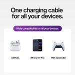 STATIK MAGSTACK PRO Καλώδιο Φόρτισης USB-C σε USB-C 1m (3,3ft) Navy PUP-0550-3FT-NVY - Image 4