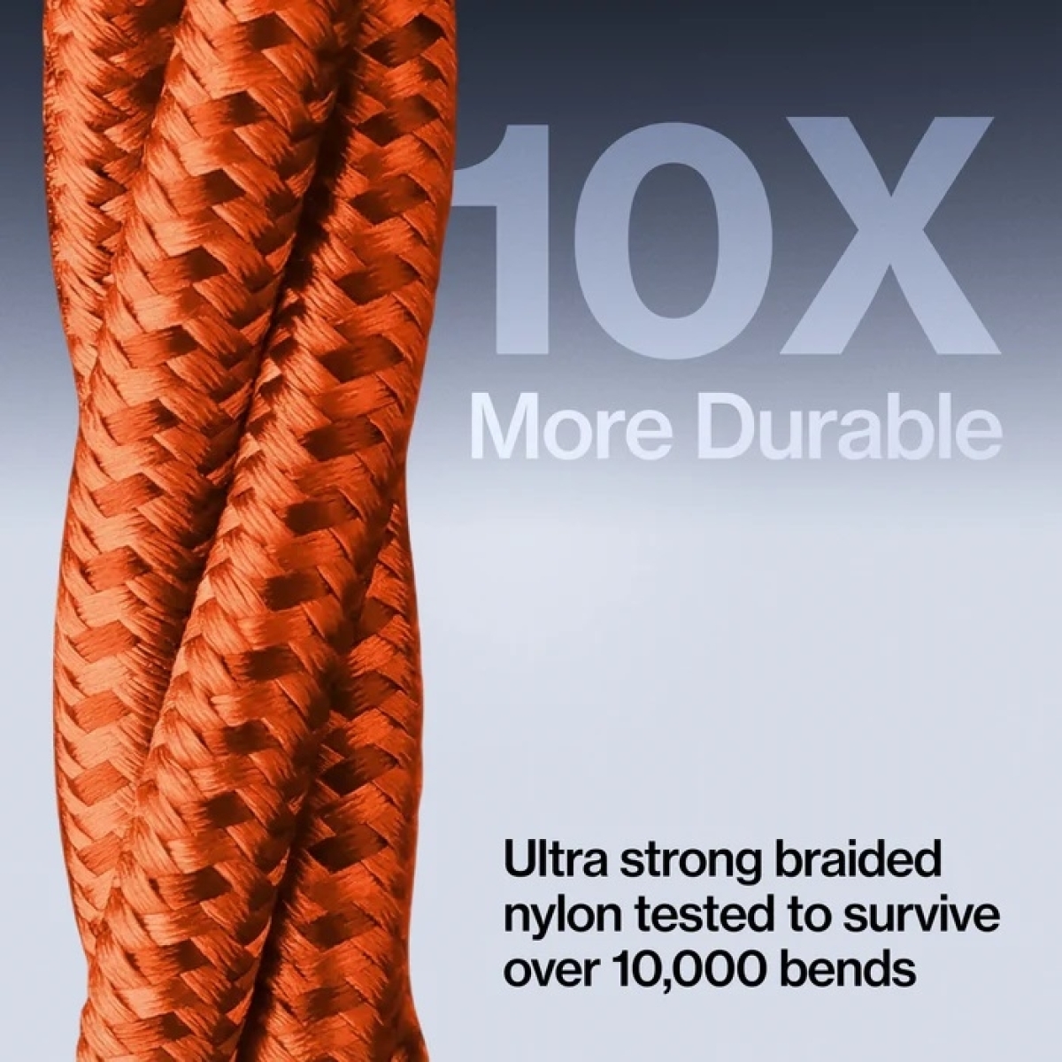 STATIK MAGSTACK PRO Καλώδιο Φόρτισης USB-C σε USB-C 1m (3,3ft) Blaze Orange PUP-0550-3FT-ORG - Image 4