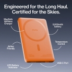 Statik State Portable Charger Power Bank 5000mAh Συμβατό με MagSafe 15W Orange PUP-0431-V2-ORG - Image 3