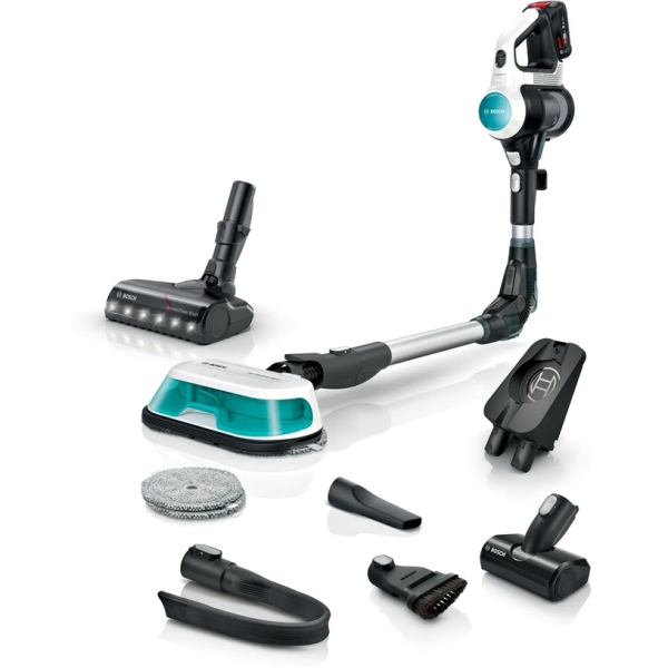 Bosch Unlimited 7 Επαναφορτιζόμενη Σκούπα 2 σε 1 Stick & Χειρός 18V Τιρκουάζ BCS71HYG3