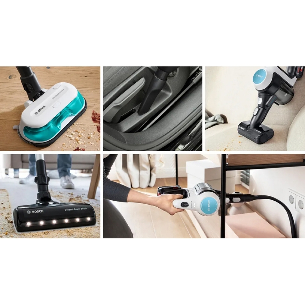 Bosch Unlimited 7 Επαναφορτιζόμενη Σκούπα 2 σε 1 Stick & Χειρός 18V Τιρκουάζ BCS71HYG3 - Image 4