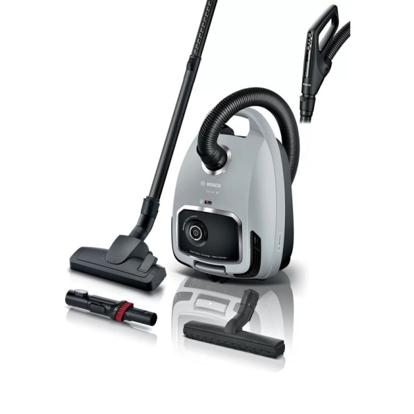 Bosch BGB6X330 Ηλεκτρική Σκούπα 600W με Σακούλα 4lt Γκρι BGB6X330