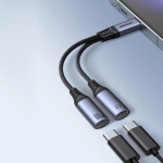 Joyroom Μετατροπέας USB-C male σε USB-C 2x female (SY-C03) - Image 4
