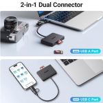 Ugreen Card Reader Type-C για SD/microSD Γκρι - Image 4