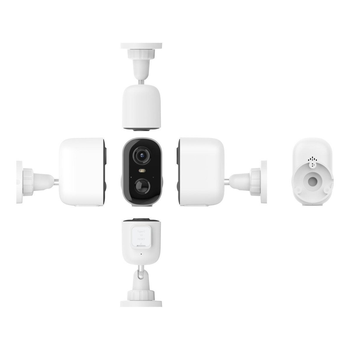 Deltaco SMART HOME Battery powered WiFi camera outdoor use IP66 3MP SH-IPC19 - Image 2