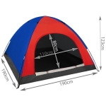 Σκηνή Camping Igloo 4 Εποχών για 4 Άτομα 190x190x123εκ. 00023485 - Image 2