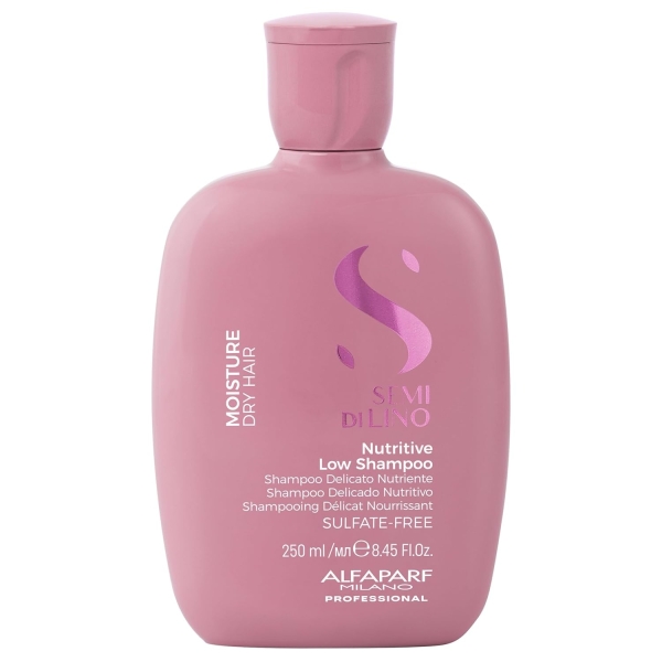 Alfaparf Milano Semi Di Lino Moisture Nutritive Low Σαμπουάν Αναδόμησης/Θρέψης για Ξηρά Μαλλιά 250ml