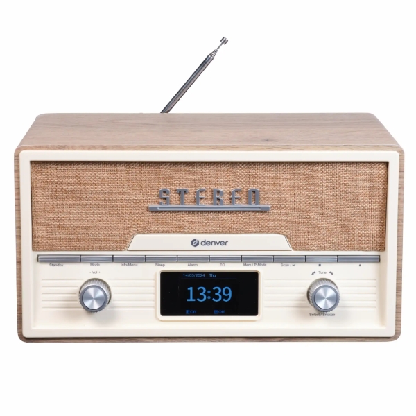 Denver Retro Επιτραπέζιο Ραδιόφωνο Ρεύματος DAB+/FM radio
