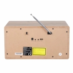 Denver Retro Επιτραπέζιο Ραδιόφωνο Ρεύματος DAB+/FM radio, CD player Καφέ MDA-525LW LIGHT WOOD - Image 3