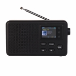 Denver Φορητό Επαναφορτιζόμενο Ραδιόφωνο DAB+/FM με Bluetooth Μαύρο DAB-57