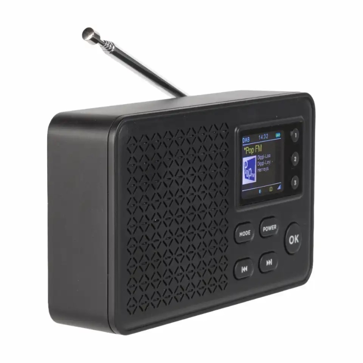 Denver Φορητό Επαναφορτιζόμενο Ραδιόφωνο DAB+/FM με Bluetooth Μαύρο DAB-57 - Image 3