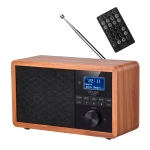 Adler Επιτραπέζιο Ραδιόφωνο Ρεύματος DAB+/FM με Ρολόι και Ξυπνητήρι Καφέ AD_1184