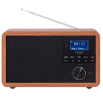 Adler Επιτραπέζιο Ραδιόφωνο Ρεύματος DAB+/FM με Ρολόι και Ξυπνητήρι Καφέ AD_1184 - Image 3