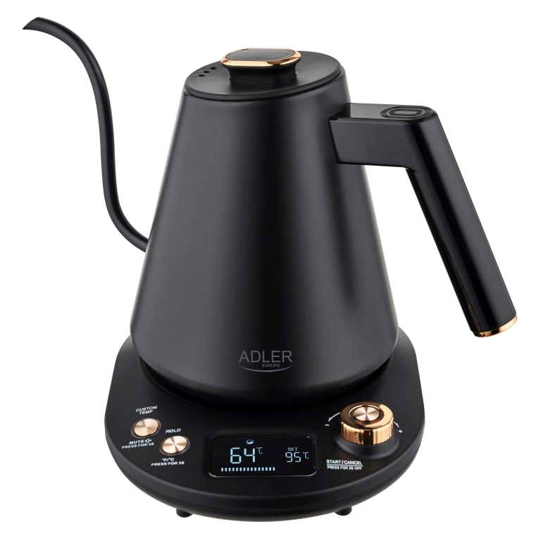 Adler Ηλεκτρικός Βραστήρας 1lt 1100W Μαύρος AD_1349