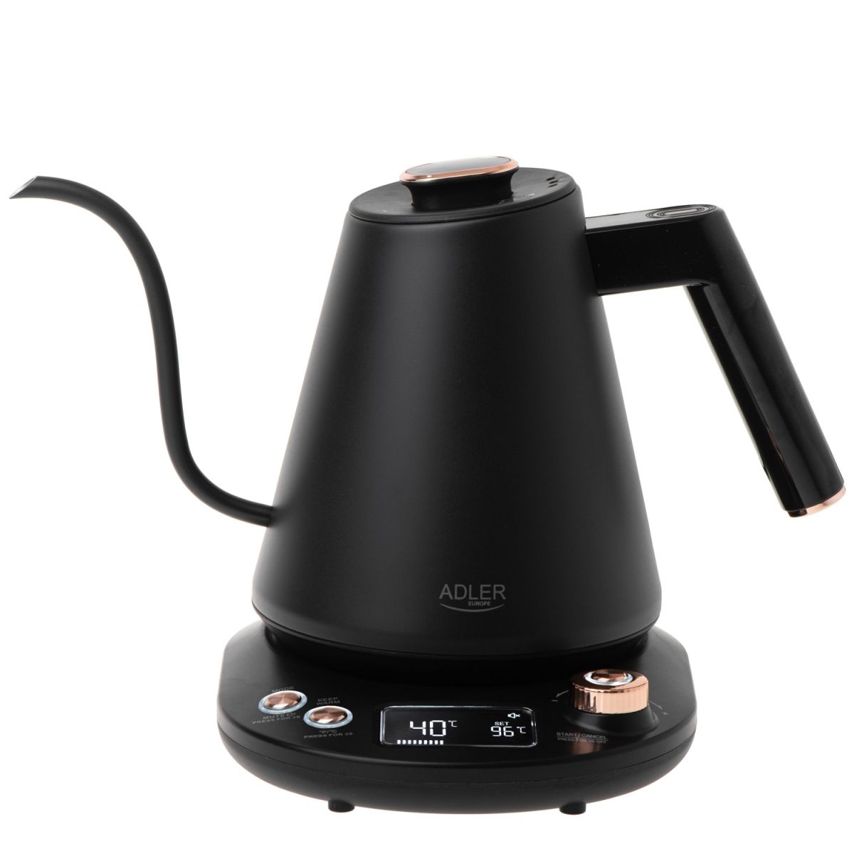 Adler Ηλεκτρικός Βραστήρας 1lt 1100W Μαύρος AD_1349 - Image 2