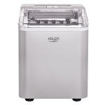 Adler Παγομηχανή 1.5L 100W με Ημερήσια Παραγωγή 12kg Silver AD_8086