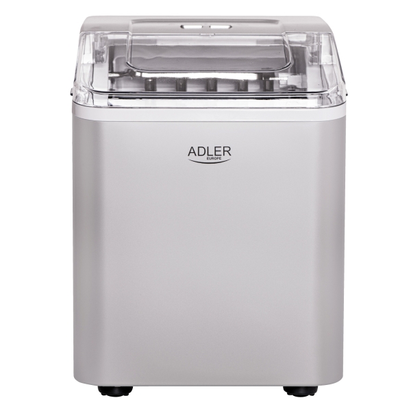 Adler Παγομηχανή 1.5L 100W με Ημερήσια Παραγωγή 12kg Silver AD_8086