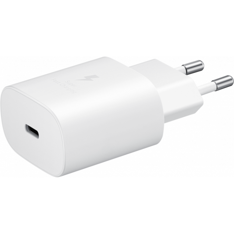 Samsung Φορτιστής Χωρίς Καλώδιο με Θύρα USB-C 25W Power Delivery Λευκός (EP-TA800E Bulk)