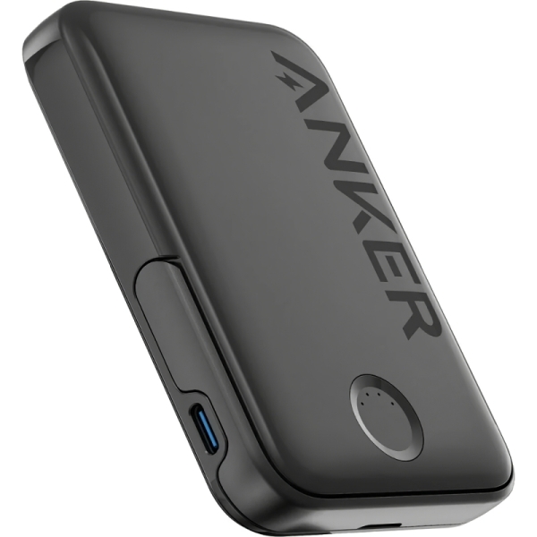 Anker PowerCore MagGo 322 MagSafe Power Bank 5000mAh με Θύρα USB-C Μαύρο