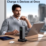 Anker Βάση Φόρτισης με Θύρα USB-A και 2 Θύρες USB-C 100W Power Delivery σε Μαύρο χρώμα (Prime) - Image 3