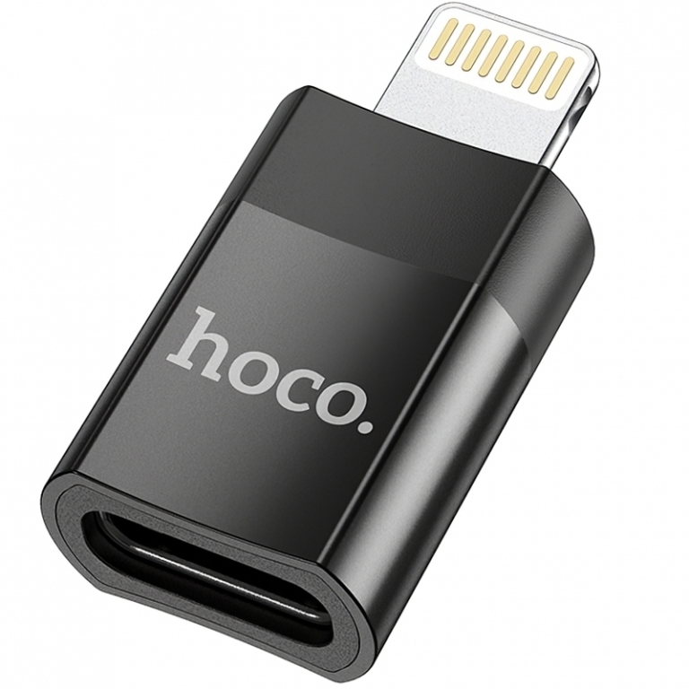 Hoco UA17 Μετατροπέας Lightning male σε USB-C female 1τμχ