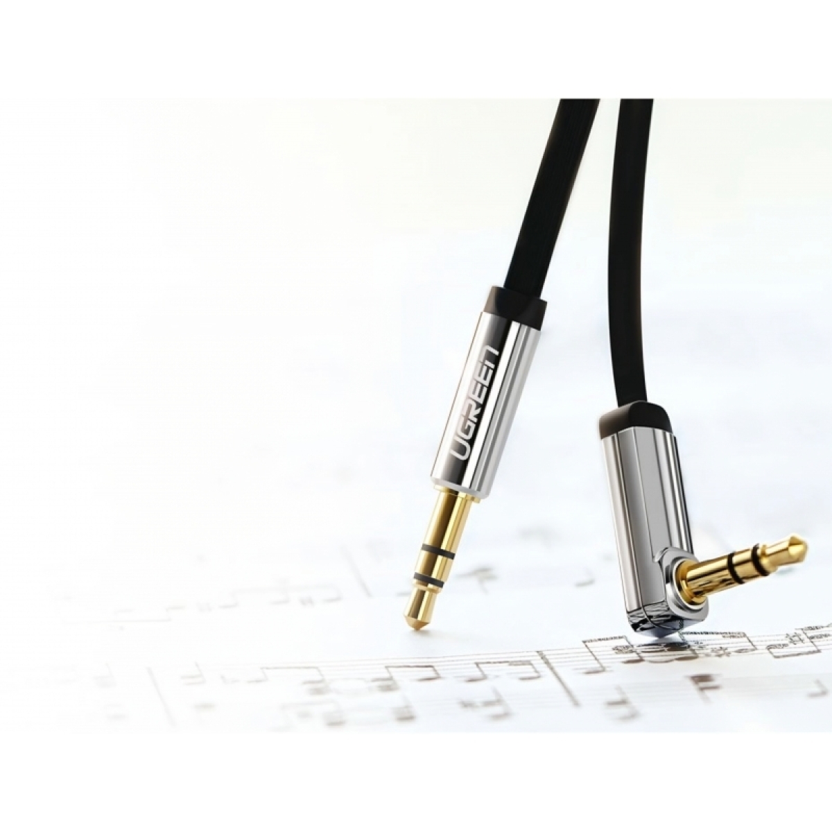 Ugreen Καλώδιο Ήχου 3.5mm male - 3.5mm male Μαύρο 1m 10597 - Image 3