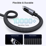 Ugreen LED USB 2.0 Cable USB-C male - USB-C 100W PD Μαύρο 1m 35501 - Image 4