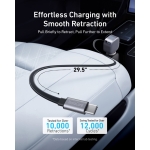 Anker Φορτιστής Αυτοκινήτου 75W Γρήγορης Φόρτισης με μία Θύρα: 1xType-C μαζί με Καλώδιο Type-C Μαύρο Χρώμα - Image 3