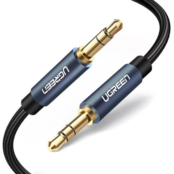 Ugreen Καλώδιο Ήχου 3.5mm male - 3.5mm male Μαύρο 1m 10685