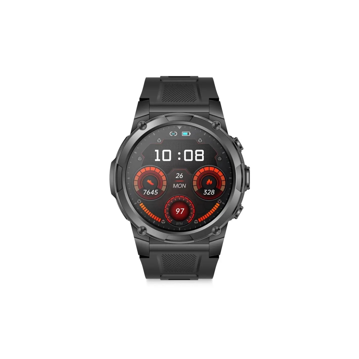 KSIX Smartwatch Explorer 2 GPS, 1.43" AMOLED 5ATM Sports & Health Mode Μαύρο BXSW38N - Image 3