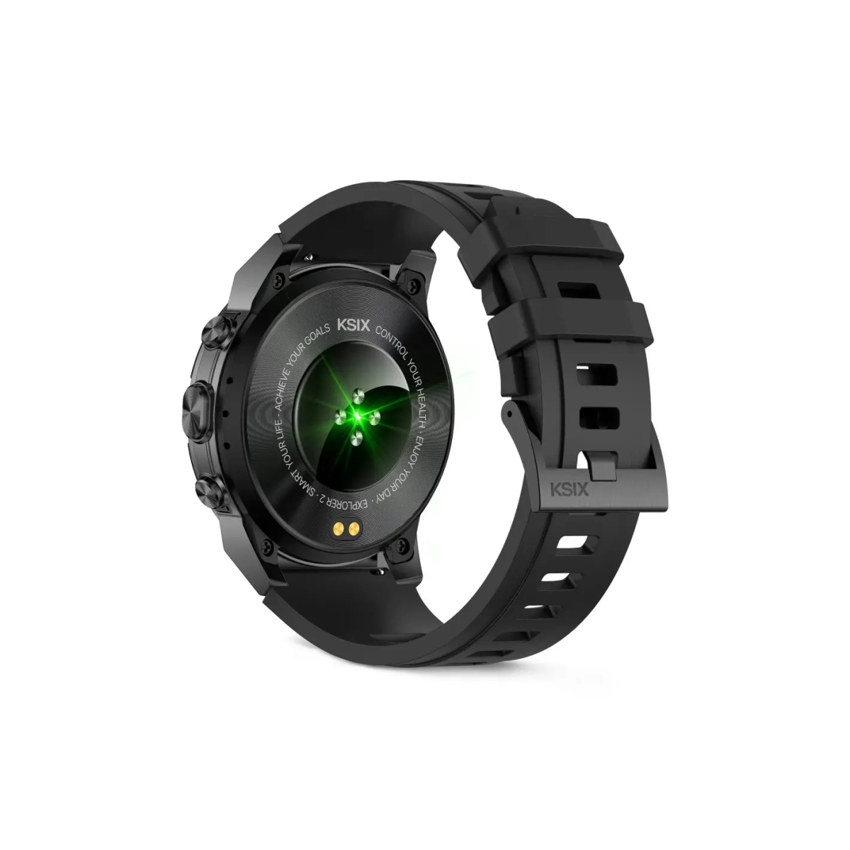 KSIX Smartwatch Explorer 2 GPS, 1.43" AMOLED 5ATM Sports & Health Mode Μαύρο BXSW38N - Image 2