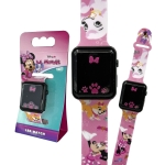 Ρολόι Χειρός Ψηφίακο  led  Minnie  Disney - 1 τμχ