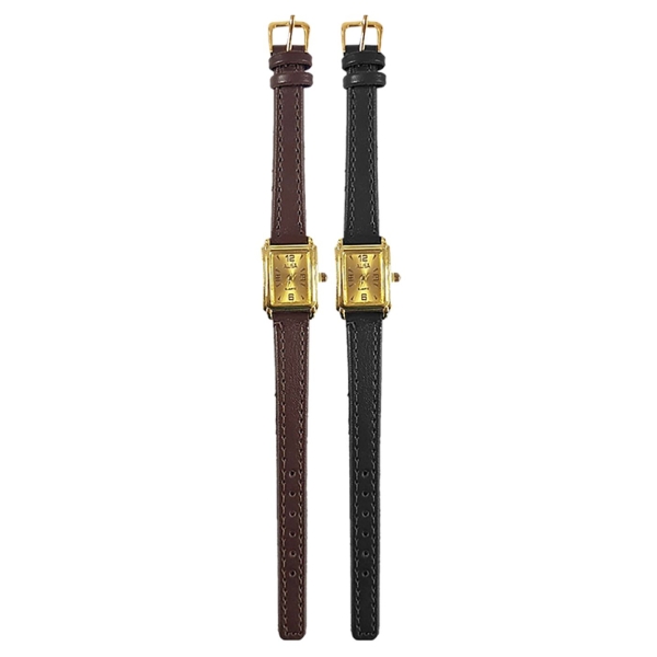 Ρολόι Χειρός Ορθογώνιο Χρυσό 19x21mm 4teen4ty 401006 - 1 τμχ