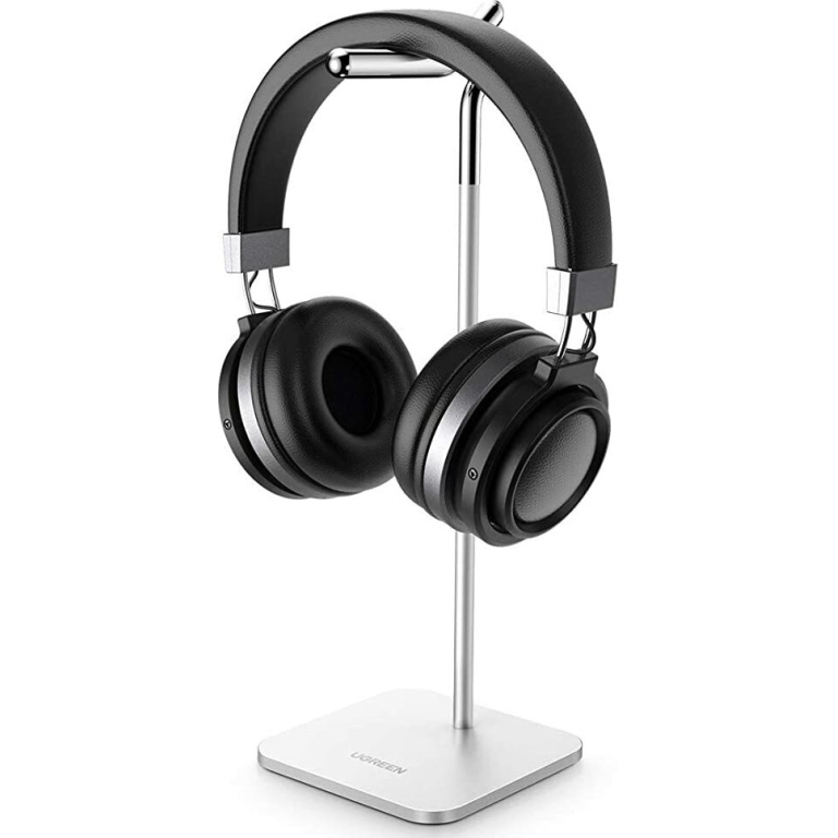 Ugreen Βάση για Ακουστικά και Headset Adjustable Headphone Stand Bracket - Ασημί (80701)