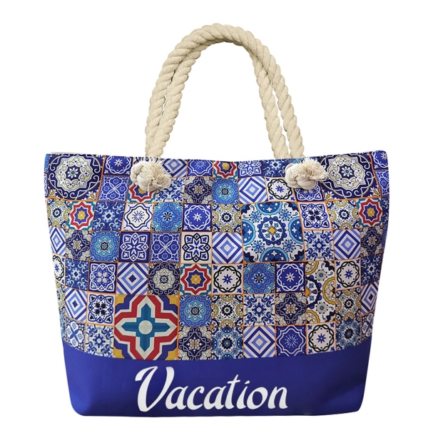 Τσάντα Vacation με Σχέδια 50x34x15cm SummerTiempo 622944 - 1 τμχ