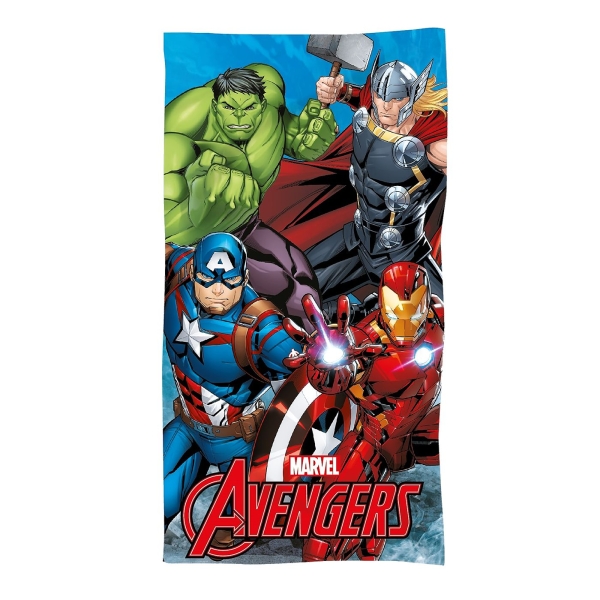 Πετσέτα Θαλάσσης Μικροίνες Avengers 140x70cm Avengers AVE24-4085 - 1 τμχ